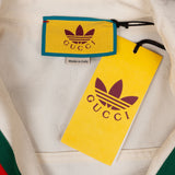 Gucci x Adidas White GG Monogram Cotton Jumpsuit (36)