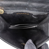 Chanel Quilted Lambskin 24K Gold Single Flap Crossbody Bag