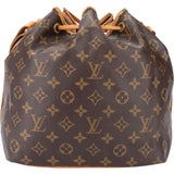 Louis Vuitton Canvas Monogram Sac Noe Petit Shoulder Bag