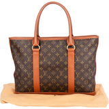 Louis Vuitton Canvas Monogram Sac Weekend Handbag