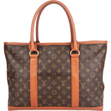 Louis Vuitton Canvas Monogram Sac Weekend Handbag