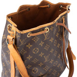 Louis Vuitton Canvas Monogram Sac Noe Petit Shoulder Bag