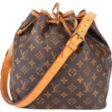 Louis Vuitton Canvas Monogram Sac Noe Petit Shoulder Bag