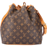 Louis Vuitton Canvas Monogram Sac Noe Petit Shoulder Bag