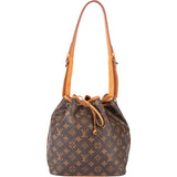 Louis Vuitton Canvas Monogram Sac Noe Petit Shoulder Bag