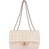 Chanel Travel Line Monogram Single Flap Crossbody Bag