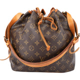 Louis Vuitton Canvas Monogram Sac Noe Petit Shoulder Bag