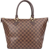 Louis Vuitton Damier Ebene Monogram Saleya MM Handbag