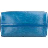 Louis Vuitton Bleu Epi Leather Speedy 25 Handbag