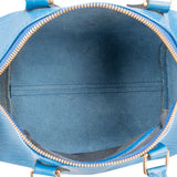 Louis Vuitton Bleu Epi Leather Speedy 25 Handbag