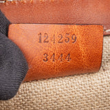 Gucci Brown Leather GG Buckle Mini Shoulder Bag