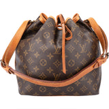 Louis Vuitton Canvas Monogram Sac Noe Petit Shoulder Bag