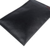 Prada Black Saffiano Leather Rabbit Clutch