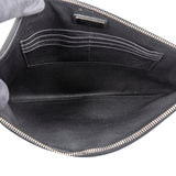 Prada Black Saffiano Leather Rabbit Clutch