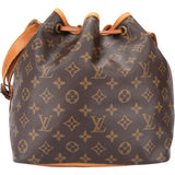 Louis Vuitton Canvas Monogram Sac Noe Petit Shoulder Bag