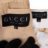 Gucci Beige Viscose Blazer Set (42)