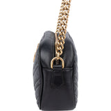 Gucci Chevron Leather GG Marmont Crossbody Bag