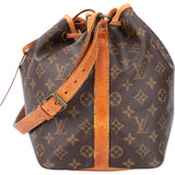 Louis Vuitton Canvas Monogram Sac Noe Petit Shoulder Bag