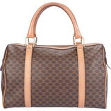 Celine Maccadam Monogram Boston Handbag