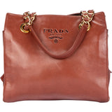 Prada Nappa Golden Chain Shoulder Bag