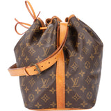 Louis Vuitton Canvas Monogram Sac Noe Petit Shoulder Bag