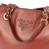 Prada Nappa Golden Chain Shoulder Bag