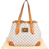 Louis vuitton Damier Azur Monogram Hampstead GM Handbag