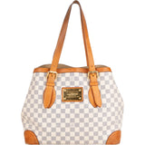 Louis vuitton Damier Azur Monogram Hampstead GM Handbag