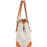 Louis vuitton Damier Azur Monogram Hampstead GM Handbag