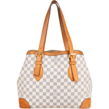 Louis vuitton Damier Azur Monogram Hampstead GM Handbag