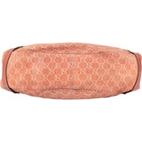Gucci Pink Suede Monogram Abbey Handbag