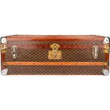 Goyard Goyardine "JVC" Cabin Trunk Suitcase Malle 90