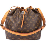 Louis Vuitton Canvas Monogram Sac Noe Petit Shoulder Bag