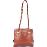 Prada Nappa Golden Chain Shoulder Bag