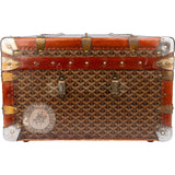 Goyard Goyardine "JVC" Cabin Trunk Suitcase Malle 90