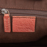 Gucci Pink Suede Monogram Abbey Handbag