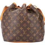 Louis Vuitton Canvas Monogram Sac Noe Petit Shoulder Bag