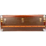 Goyard Goyardine "JVC" Cabin Trunk Suitcase Malle 90