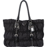 Prada Quilted Nylon Triangle Handbag