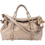 Miu Miu Classic Leather City Handbag