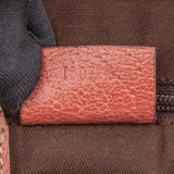 Gucci Pink Suede Monogram Abbey Handbag