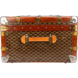 Goyard Goyardine "JVC" Cabin Trunk Suitcase Malle 90