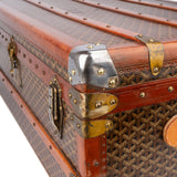 Goyard Goyardine "JVC" Cabin Trunk Suitcase Malle 90
