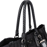 Prada Quilted Nylon Triangle Handbag