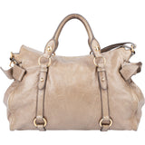 Miu Miu Classic Leather City Handbag