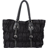 Prada Quilted Nylon Triangle Handbag