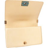 Chanel Quilted Golden Calfskin Boy Single Flap Crossbody Bag