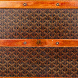 Goyard Goyardine "JVC" Cabin Trunk Suitcase Malle 90