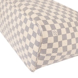 Louis Vuitton Damier Azur Monogram Neverfull MM Shopper Handbag