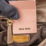 Miu Miu Classic Leather City Handbag